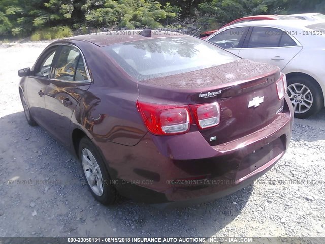 1G11C5SL4FF132872 - 2015 CHEVROLET MALIBU 1LT წითელი ფოტო 3