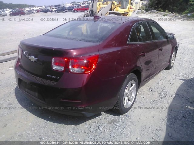 1G11C5SL4FF132872 - 2015 CHEVROLET MALIBU 1LT წითელი ფოტო 4
