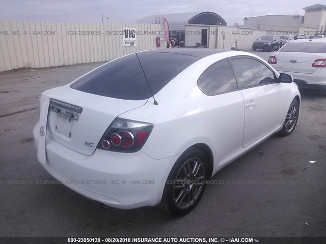 JTKDE167X80274498 - 2008 TOYOTA SCION TC 白色 照片 4