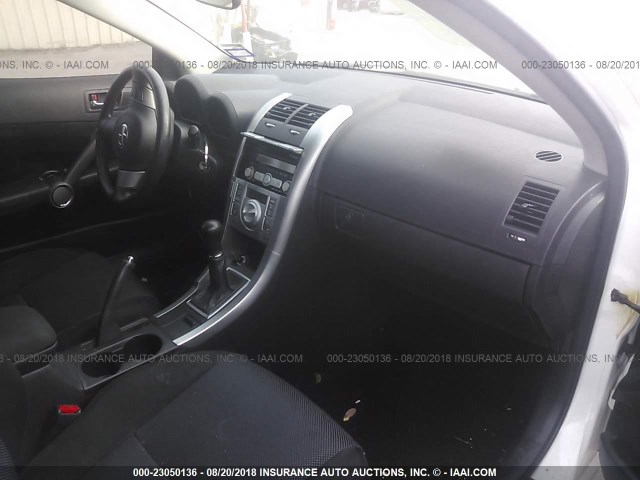 JTKDE167X80274498 - 2008 TOYOTA SCION TC 白色 照片 5