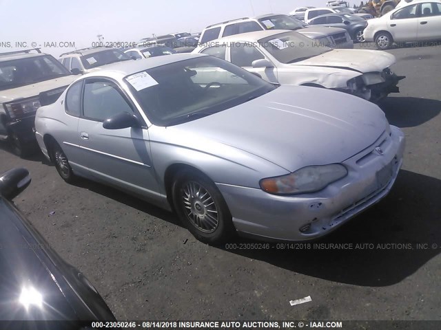 2G1WW12E6Y9379748 - 2000 CHEVROLET MONTE CARLO LS SILVER photo 1
