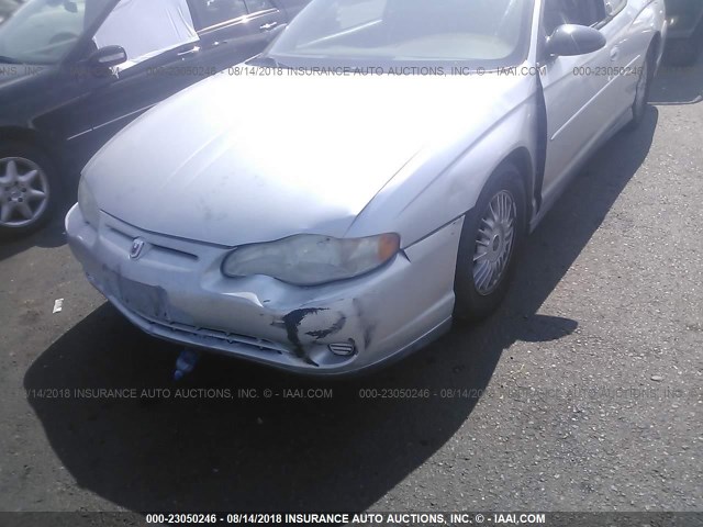 2G1WW12E6Y9379748 - 2000 CHEVROLET MONTE CARLO LS SILVER photo 6