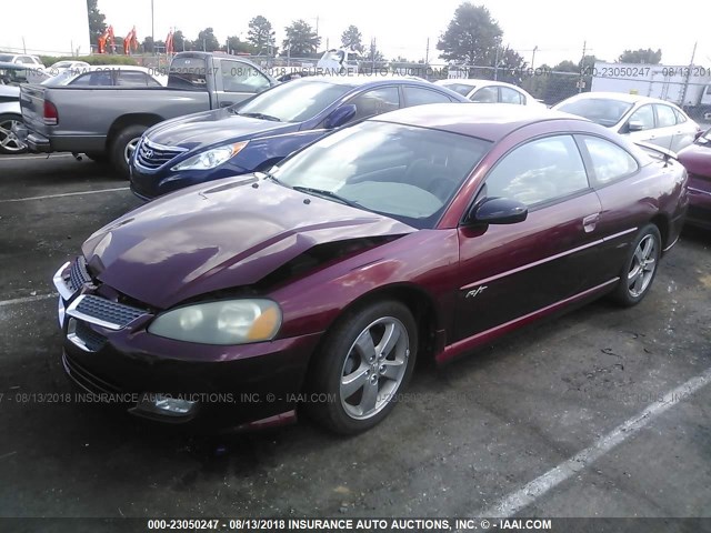 4B3AG52H14E032089 - 2004 DODGE STRATUS R/T BURGUNDY photo 2