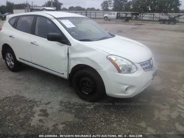 JN8AS5MT3DW550882 - 2013 NISSAN ROGUE S/SV WHITE photo 1