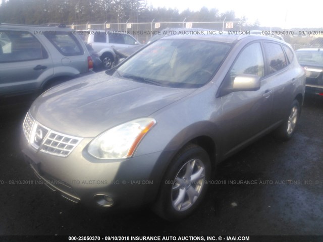 JN8AS58V28W142827 - 2008 NISSAN ROGUE S/SL GRAY photo 2