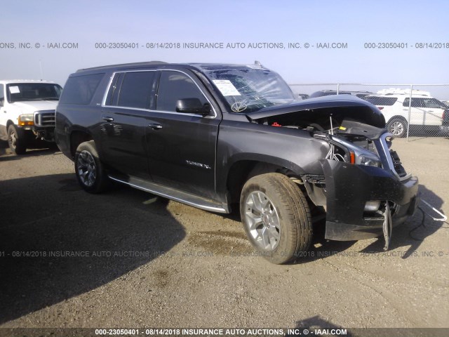 1GKS2HKC7FR507253 - 2015 GMC YUKON XL K1500 SLT GRAY photo 1