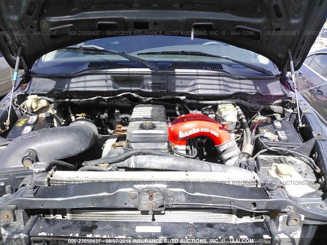 3D7KS28C55G763671 - 2005 DODGE RAM 2500 ST/SLT 灰色 照片 10