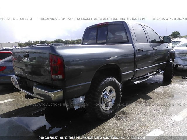 3D7KS28C55G763671 - 2005 DODGE RAM 2500 ST/SLT 灰色 照片 4