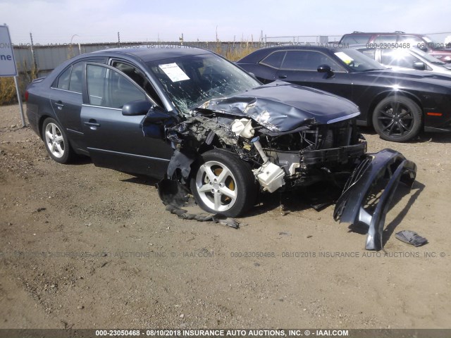 5NPEU46F59H454984 - 2009 HYUNDAI SONATA SE/LIMITED BLUE photo 1