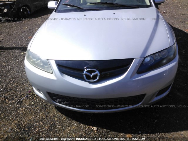 1YVHP80D665M27124 - 2006 MAZDA 6 S SILVER photo 6