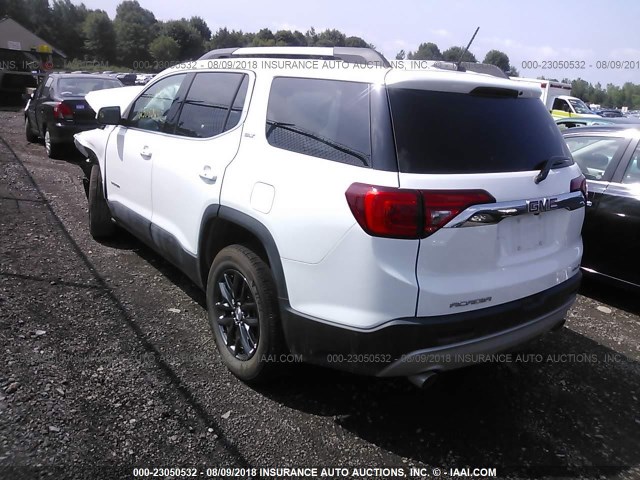 1GKKNULS7JZ212362 - 2018 GMC ACADIA SLT-1 WHITE photo 3