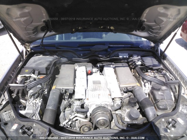 WDBUF76J14A465555 - 2004 MERCEDES-BENZ E 55 AMG SILVER photo 10
