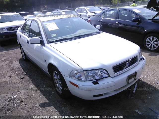 YV1VS27534F034945 - 2004 VOLVO S40 1.9T WHITE photo 1