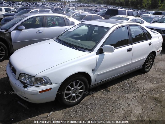 YV1VS27534F034945 - 2004 VOLVO S40 1.9T WHITE photo 2