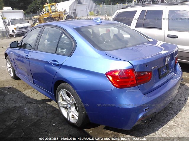 WBA3B5G50FNS14517 - 2015 BMW 328 XI SULEV BLUE photo 3