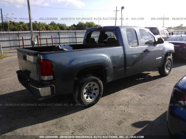 2GTEC19C971591315 - 2007 GMC NEW SIERRA C1500 GRAY photo 4