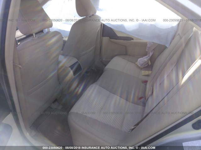 4T4BF1FK1FR484804 - 2015 TOYOTA CAMRY LE/XLE/SE/XSE Champagne photo 8