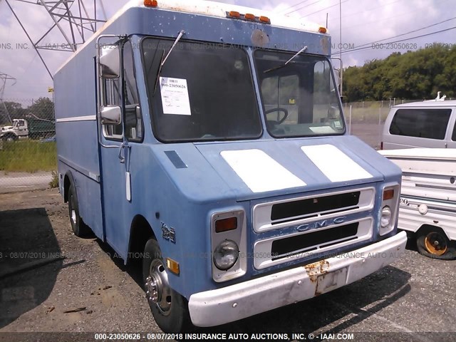 1GTHP32T0H3502203 - 1987 GMC VALUE VAN P3500 BLUE photo 1