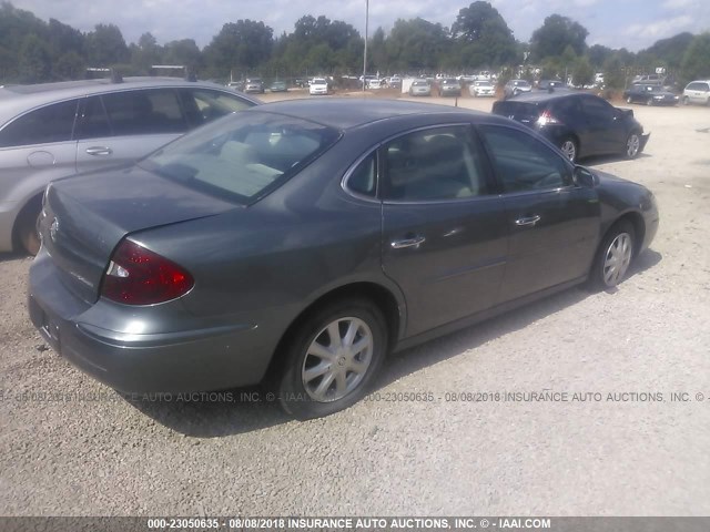 2G4WC562951297185 - 2005 BUICK LACROSSE CX GRAY photo 4