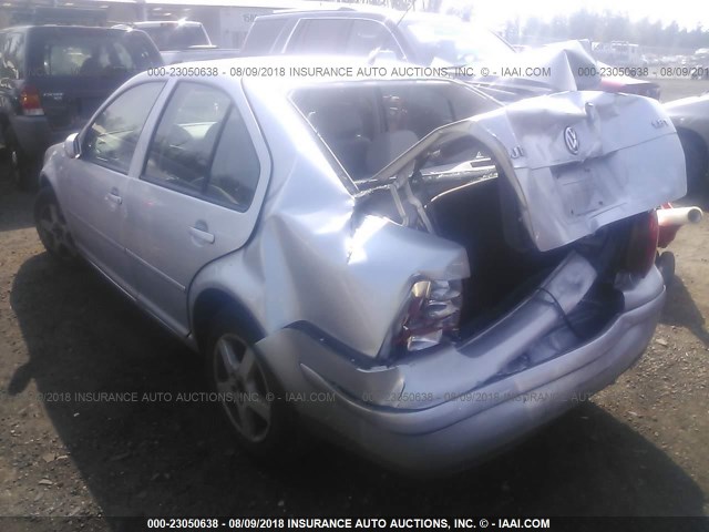 3VWSE69M02M060506 - 2002 VOLKSWAGEN JETTA GLS 银色 照片 3