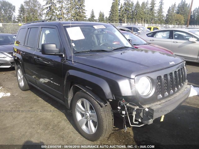 1C4NJPFA3HD117409 - 2017 JEEP PATRIOT LATITUDE GRAY photo 1