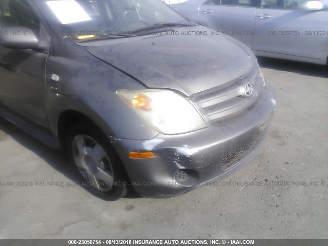 JTKKT624950084712 - 2005 TOYOTA SCION XA GRAY photo 6
