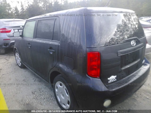 JTLKE50E381047763 - 2008 TOYOTA SCION XB Schwarz Foto 3