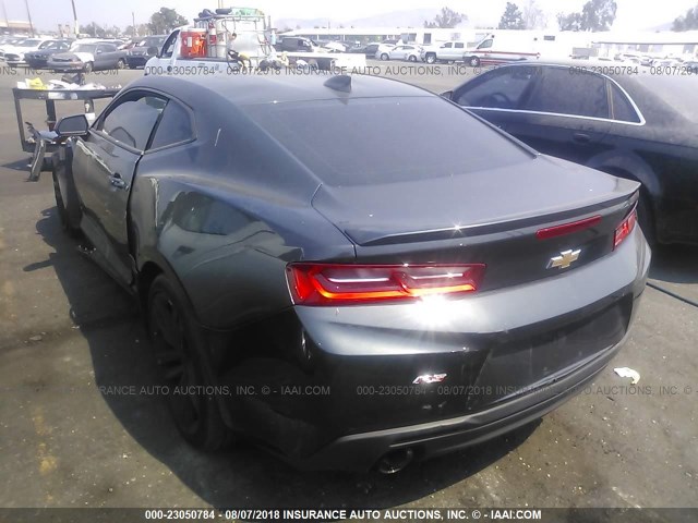 1G1FB1RX4G0181875 - 2016 CHEVROLET CAMARO LT GRAY photo 3