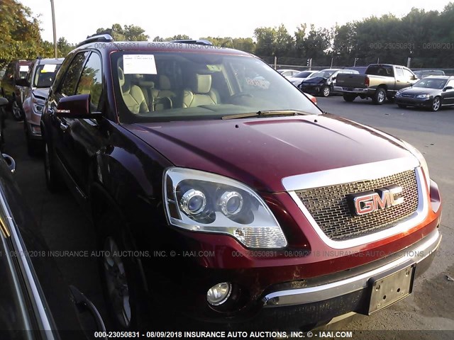 1GKEV237X7J155126 - 2007 GMC ACADIA SLT-1 Rojo foto 1