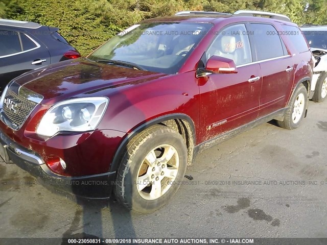 1GKEV237X7J155126 - 2007 GMC ACADIA SLT-1 Rojo foto 2