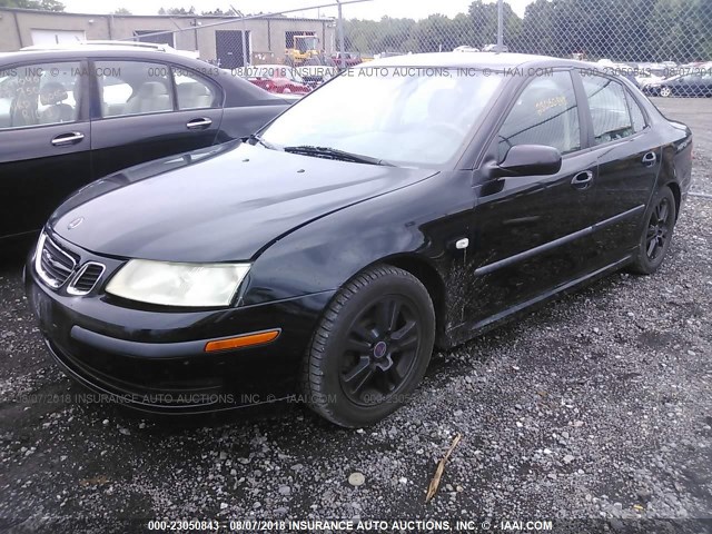 YS3FD49YX71107987 - 2007 SAAB 9-3 2.0T BLACK photo 2