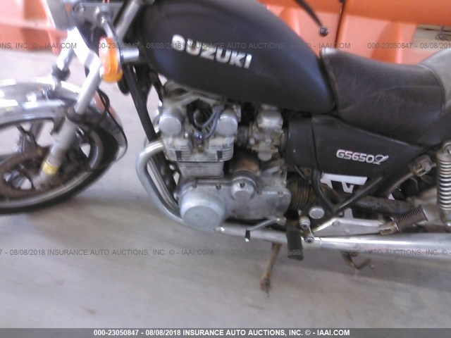 JS1GP71L8C2108641 - 1982 SUZUKI GS650 L BLACK photo 9