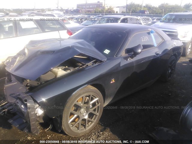 2C3CDZFJ3GH262501 - 2016 DODGE CHALLENGER R/T SCAT PACK BLACK photo 2