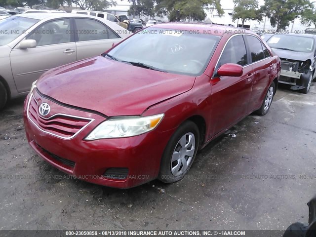 4T1BF3EK1AU514190 - 2010 TOYOTA CAMRY SE/LE/XLE 红色 照片 2