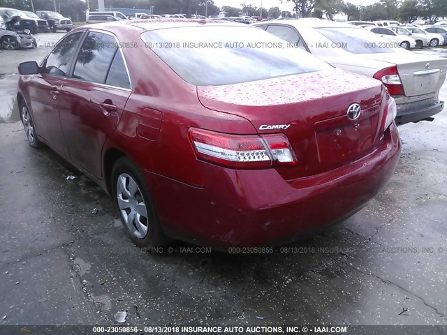 4T1BF3EK1AU514190 - 2010 TOYOTA CAMRY SE/LE/XLE RED photo 6