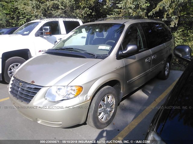 2C4GP54L45R170743 - 2005 CHRYSLER TOWN & COUNTRY TOURING GOLD photo 2