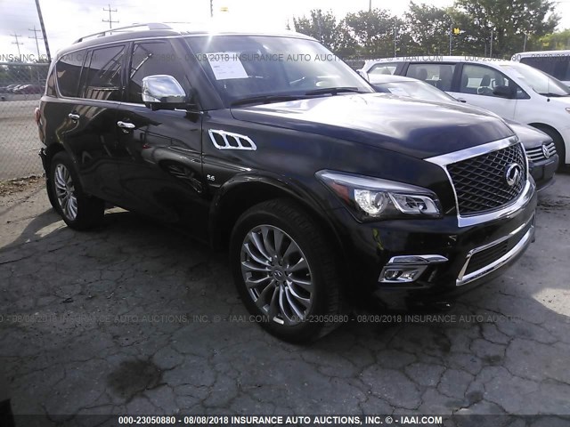 JN8AZ2NF8H9641203 - 2017 INFINITI QX80 SIGNATURE BLACK photo 1