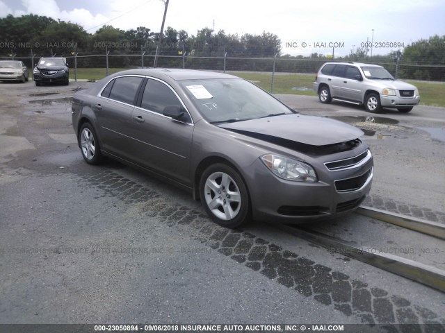 1G1ZB5E00CF164303 - 2012 CHEVROLET MALIBU BROWN photo 1