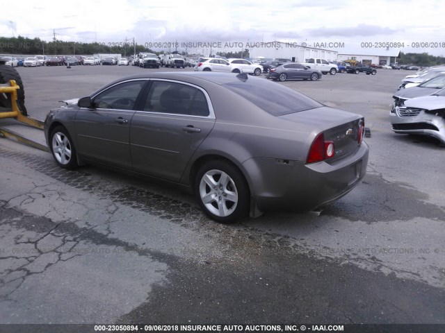 1G1ZB5E00CF164303 - 2012 CHEVROLET MALIBU BROWN photo 3