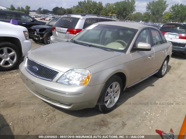 1FAFP24116G173049 - 2006 FORD FIVE HUNDRED SEL TAN photo 2