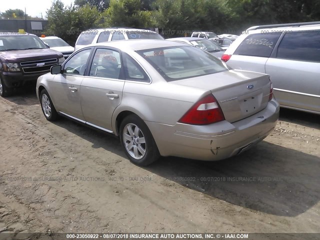 1FAFP24116G173049 - 2006 FORD FIVE HUNDRED SEL TAN photo 3