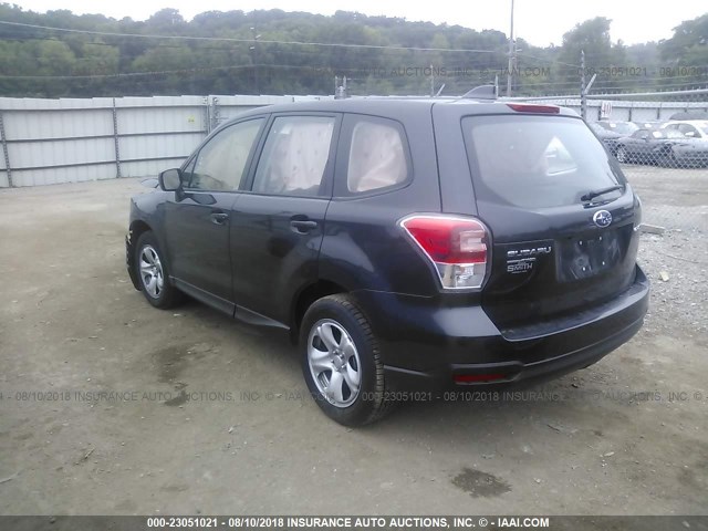 JF2SJAAC1JG553058 - 2018 SUBARU FORESTER 2.5I BLACK photo 3