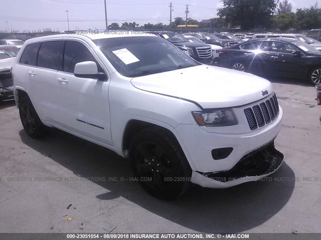 1C4RJEAG1FC683069 - 2015 JEEP GRAND CHEROKEE LAREDO WHITE photo 1