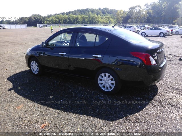 3N1CN7APXCL822317 - 2012 NISSAN VERSA S/SV/SL BLACK photo 3