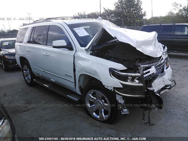 1GNSCBKC8HR388306 - 2017 CHEVROLET TAHOE C1500 LT WHITE photo 1