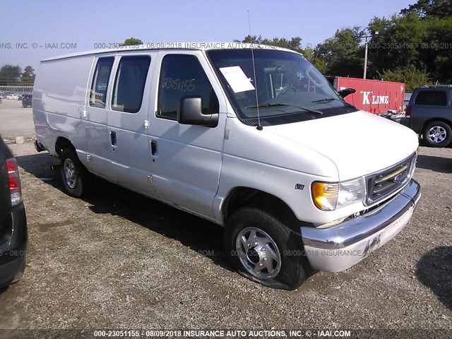 1FDSS34F33HB39480 - 2003 FORD ECONOLINE E350 SUPER DUTY VAN WHITE photo 1