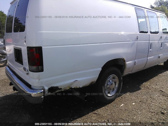 1FDSS34F33HB39480 - 2003 FORD ECONOLINE E350 SUPER DUTY VAN WHITE photo 6