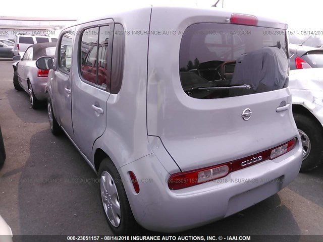 JN8AZ28R19T115151 - 2009 NISSAN CUBE S/SL GRAY photo 3