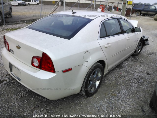 1G1ZC5E14BF343707 - 2011 CHEVROLET MALIBU 1LT თეთრი ფოტო 4