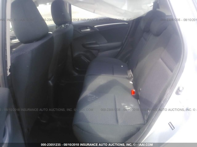 3HGGK5H47KM703819 - 2019 HONDA FIT LX SILVER photo 8